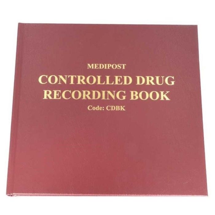 Controlled Drug Recording Book, 199 pages (Single Unit)