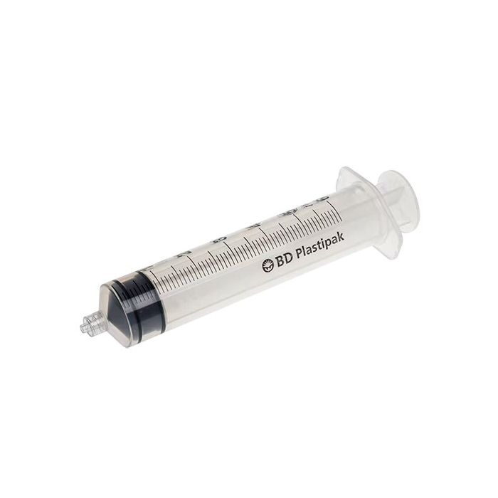 BD Plastipak Three-Piece Syringe Luer Lock Tip, 50ml (60 Pack)