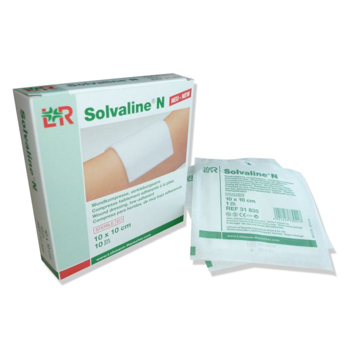 Lohmann & Rauscher Solvaline N Sterile Wound Dressing, 5cmx5cm (100 Pack)