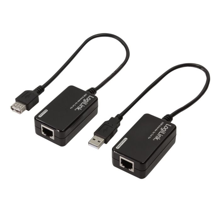 LogiLink USB 2.0 Cat.5 Line Extender, 60m (Single Unit)