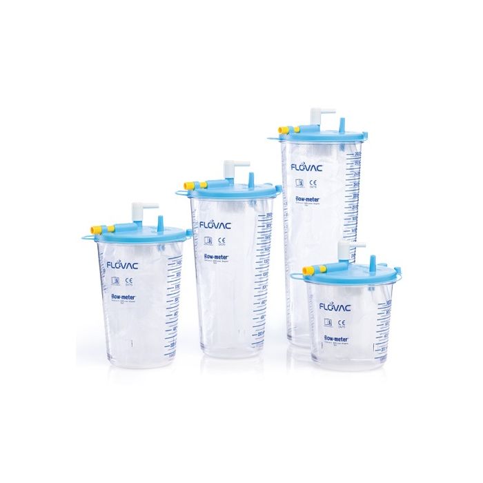 FLOVAC Disposable Lid and Liner for 2L Bottle (Single Unit)