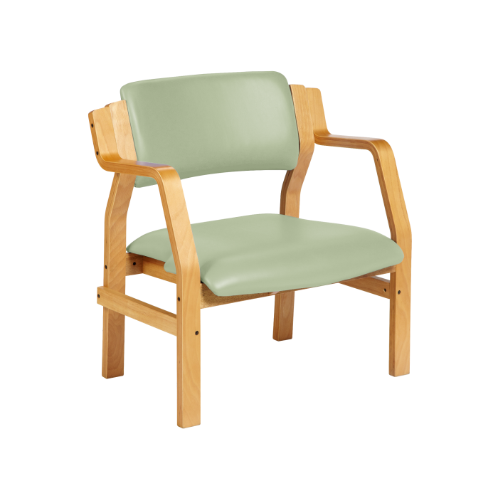 Sunflower Aurora Bariatric 222kg (34st.) Arm Chair - Vinyl Apple Green