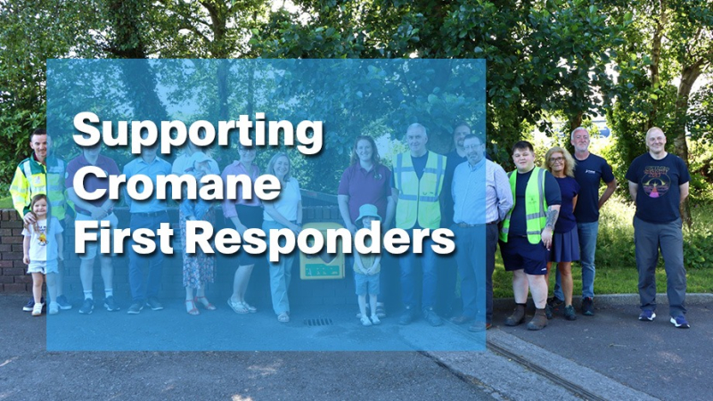 Supporting  Cromane  First Responders