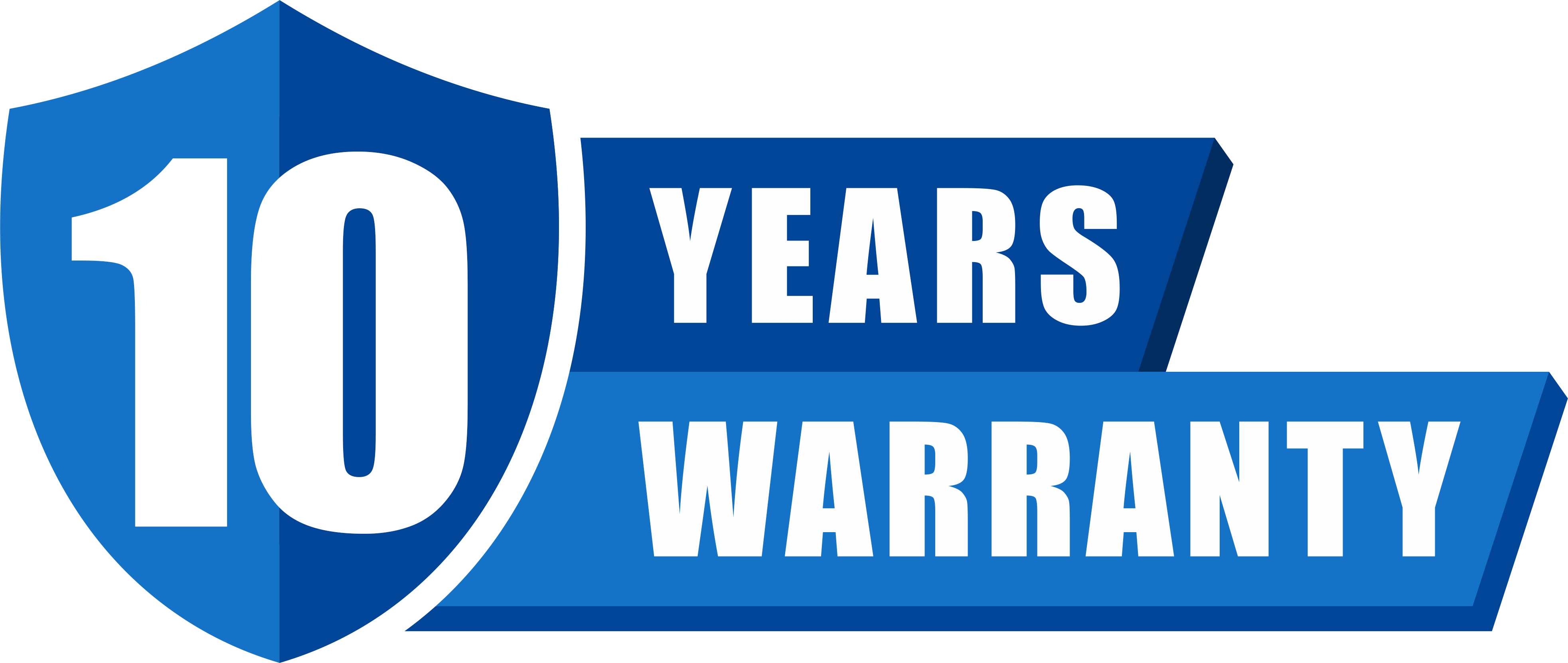 Manufacturer warranty lasting 10 year(s)