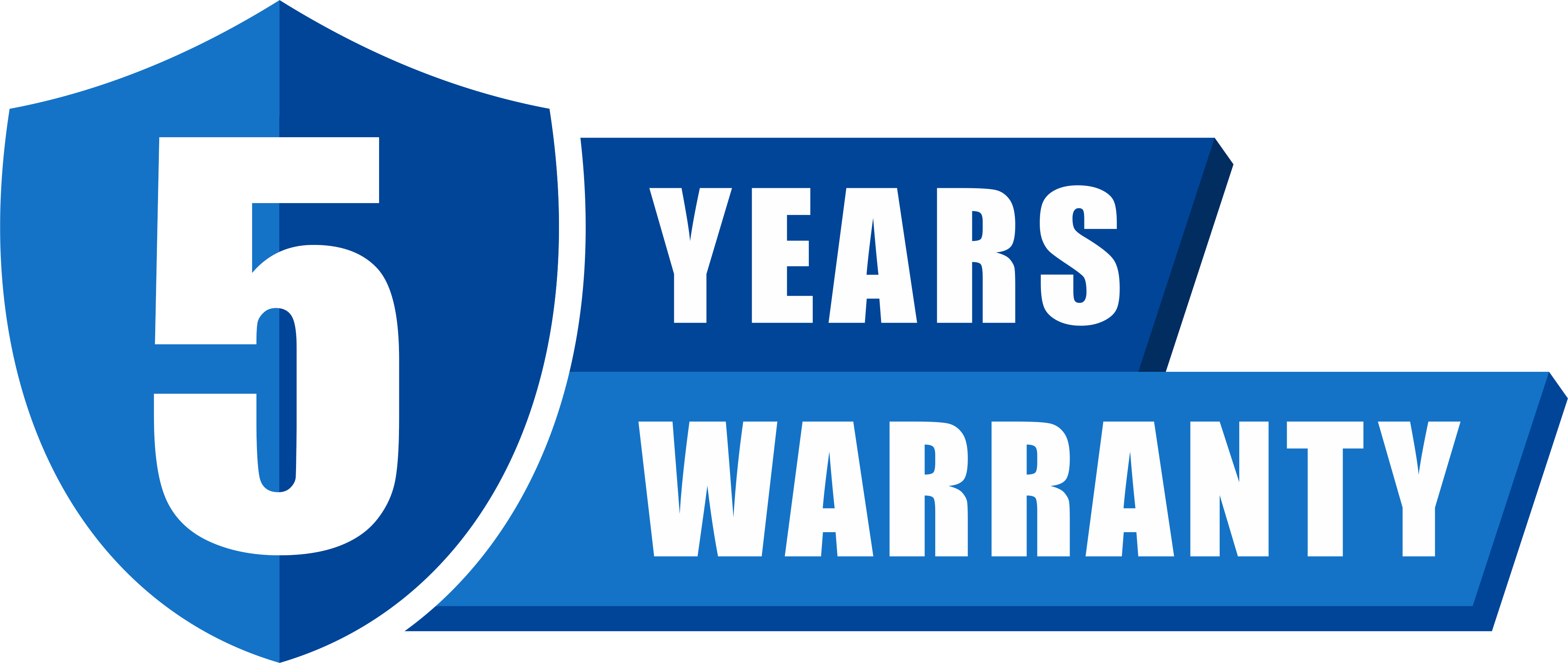 Manufacturer warranty lasting 5 year(s)
